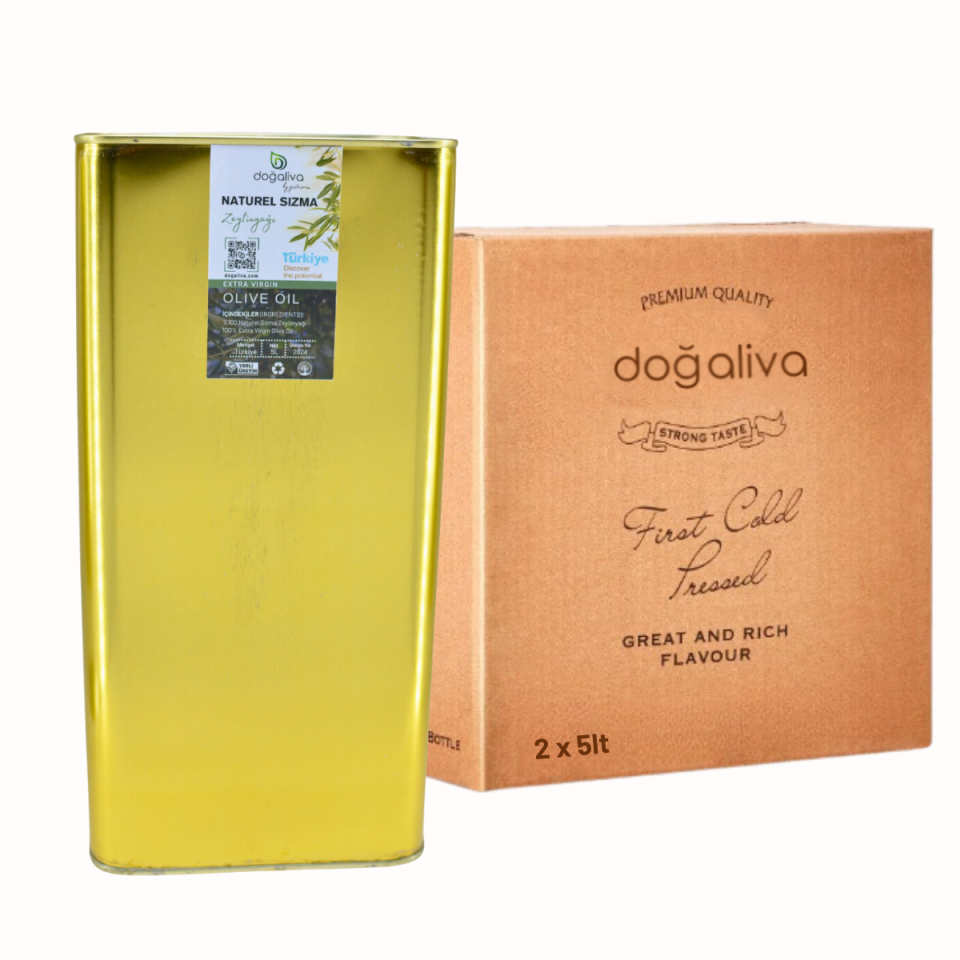 Soğuk Sıkım Naturel Sızma Zeytinyağı 2 x 5L